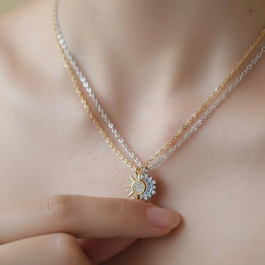 Náhrdelník Měsíc a Slunce